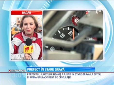 Prefectul judeţului Neamţ, în stare gravă la spital