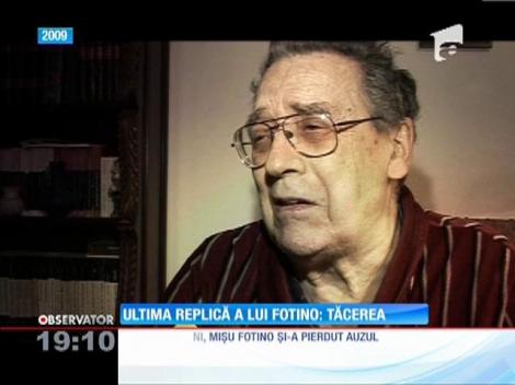 UPDATE / Marele actor Mişu Fotino, condus pe cel din urmă drum