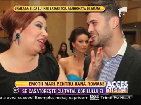 Oana Roman s-a căsătorit cu tatăl copilului ei
