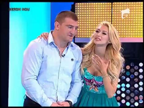 Andreea Bălan îi dă lecții de dans lui Cătălin Moroșanu