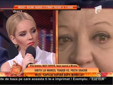 Nuți Tapotă, fosta scocră a Mirelei Constantin: "Copilul suferă după mama lui!"