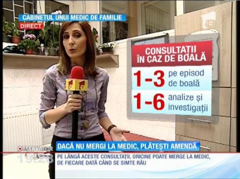 Sancţiuni pentru cei care refuză să meargă la consultaţiile la care au dreptul gratuit