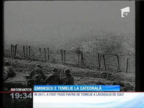 Patriarhul Daniel îi invocă pe Slavici şi pe Eminescu pentru construirea Catedralei Neamului