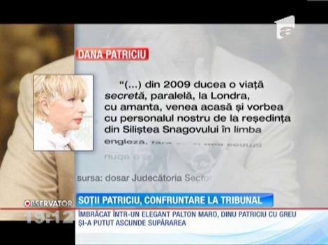 Soţii Patriciu, confruntare la tribunal
