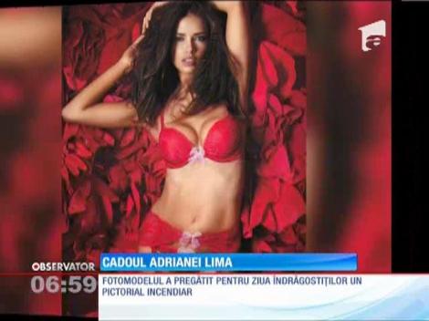 Adriana Lima, pictorial incendiar în lenjerie intimă!