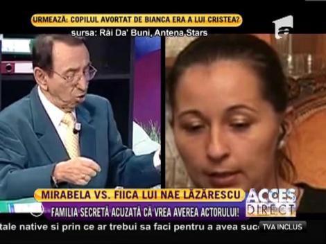 Familia secretă a lui Nae Lăzărescu acuzată că vrea averea actorului