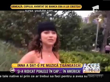 Inna a dat-o pe muzică ţigănească