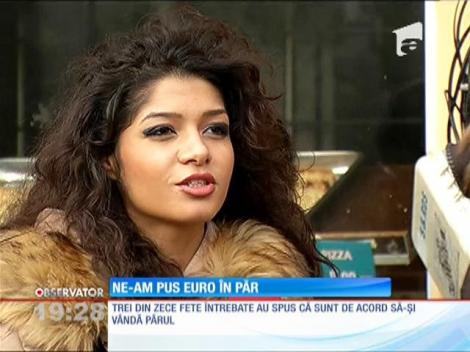 Sute de euro pentru câţiva zeci de centimetri de păr