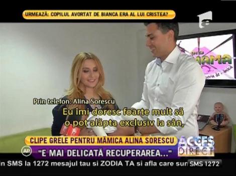 Clipe grele pentru mămica Alina Sorescu