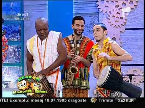 Flavia, vecina sexy de la ”Neatza”,  mișcări amețitoare pe ritmuri africane