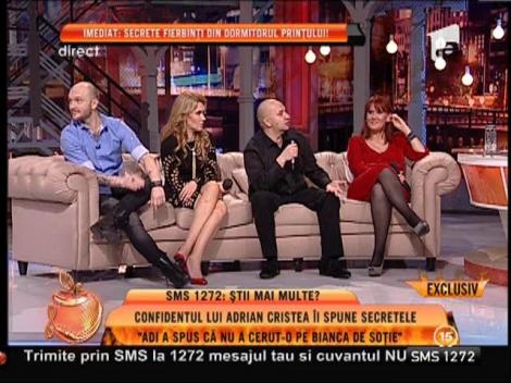 Confidentul lui Cristea: "Adi a spus că nu a cerut-o pe Bianca de soție!"