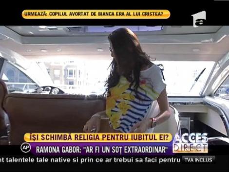 Ramona Gabor, răsfățată ca o regină de iubitul ei