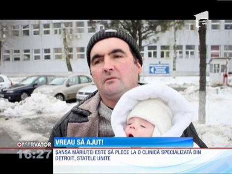 Vreau să ajut! Mariuța suferă de o boala gravă a ochiului