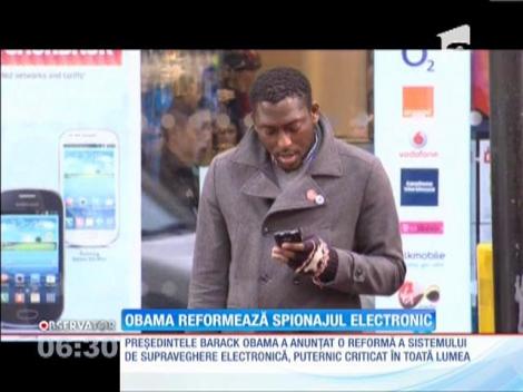 Preşedintele Barack Obama reformează spionajul electronic