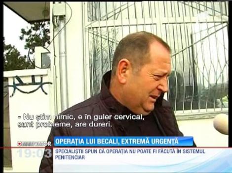 Gigi Becali riscă să rămână paralizat!