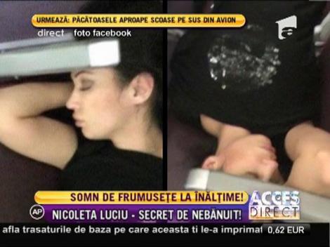 Nicoleta Luciu, somn de frumuseţe la înălţime!