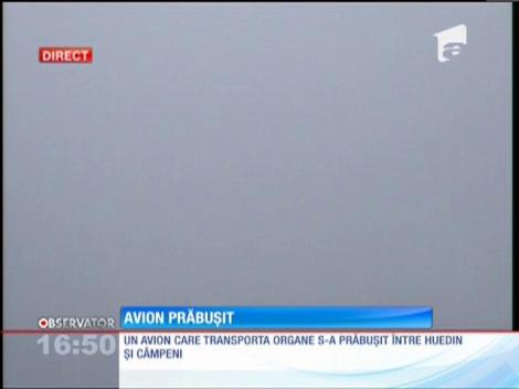 Un avion s-a prăbuşit între Huedin şi Câmpeni