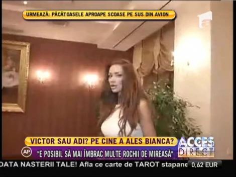 Bianca Drăguşanu: "E posibil să mai îmbrac multe rochii de mireasă"