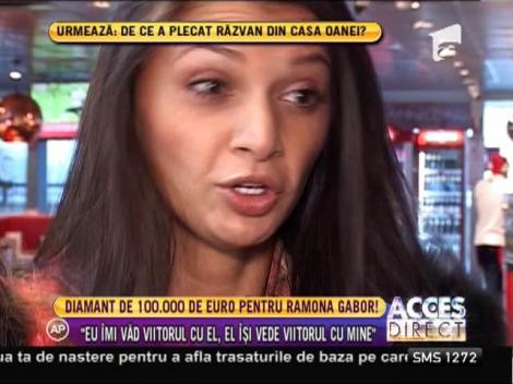 Diamant de o suta de mii de euro pentru Ramona Gabor!