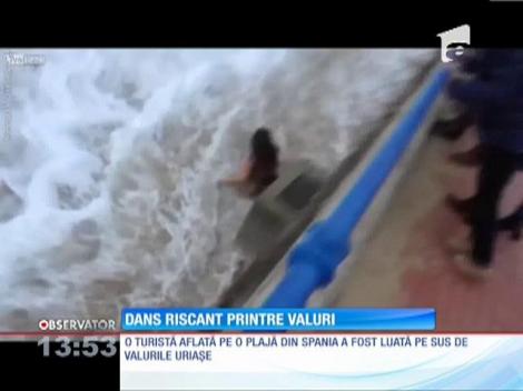 Dans riscant printre valuri