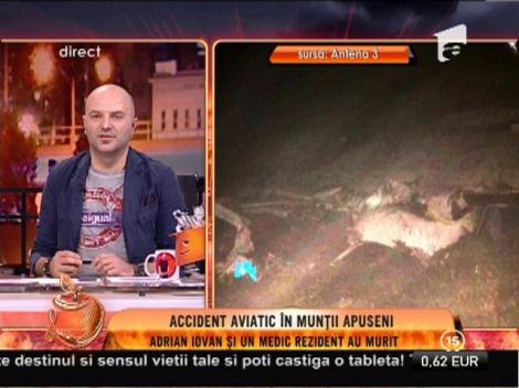 Imaginii cu avionul prabusit! Adrian Iovan şi-a pierdut viaţa