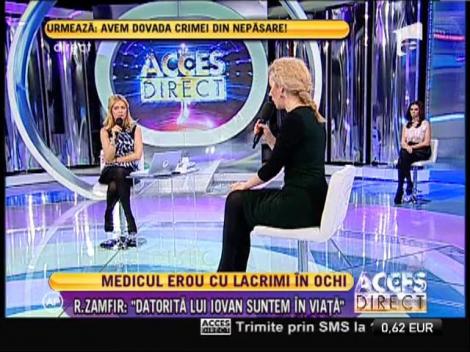 Camelia Pătrăşcanu, despre accidentul aviatic din Alba