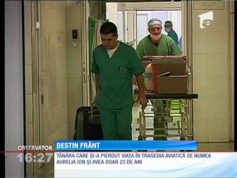 Tânăra care şi-a pierdut viaţa în tragedia aviatică a murit cu lacrimile pe faţă