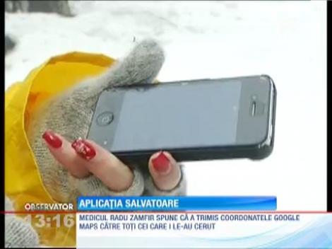 Google Maps, aplicaţia salvatoare
