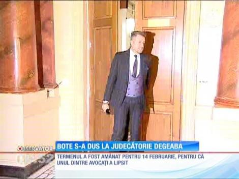 Cătălin Botezatu s-a dus la judecătorie degeaba