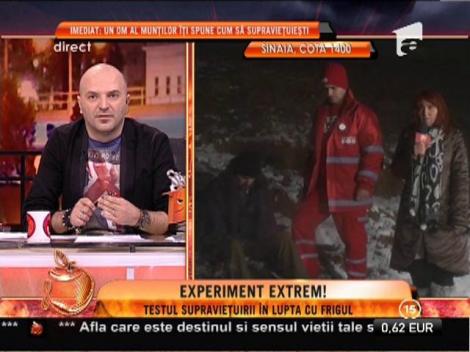 Experiment extrem! Testul supravieţuirii în lupta cu frigul