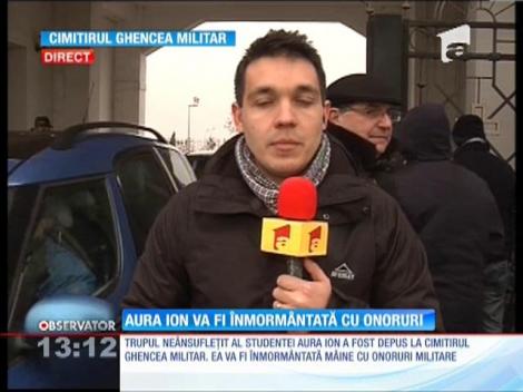 Aura Ion va fi îmormântată cu onoruri