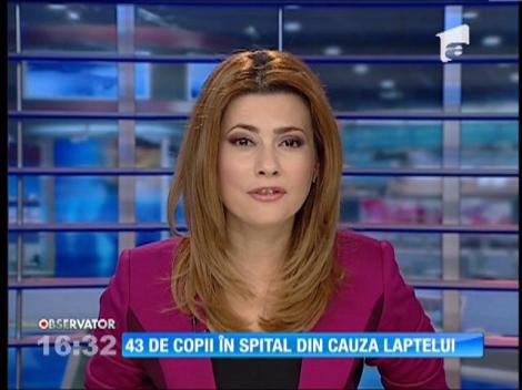 43 de copii au ajuns la spital din cauza laptelui primit la şcoala