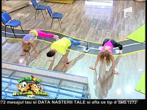 Exerciţii fizice pe şerveţele