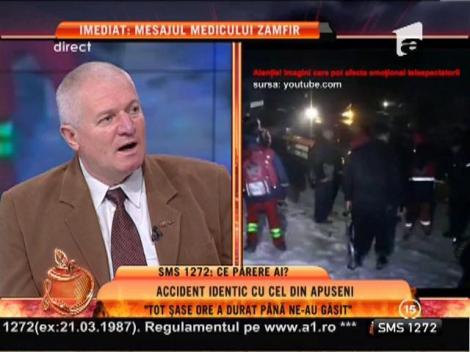 Accident identic cu cel din Apuseni! Romeo Lupu: "Tot sase ore a durat pana ne-au gasit"