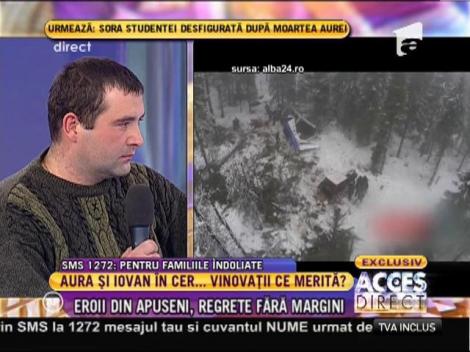 Gherghe Trif, unul dintre eroii salvatori: "Autorităţile făceau cautări la 10 kilometri depărtare de locul prăbuşirii!"