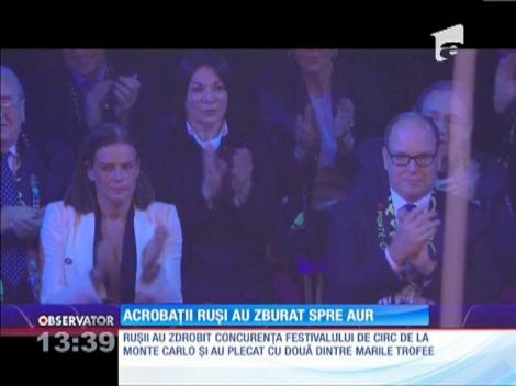 Acrobaţii ruşi au câştigat două dintre marile trofee de la Festivalului de Circ de la Monte Carlo