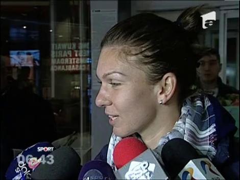 Simona Halep a revenit în România