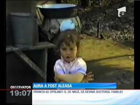 Imagini emoţionante din copilăria Aurei, tânără care a murit în accidentul aviatic din Apuseni