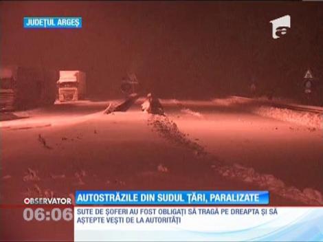 Autostrada soarelui s-a transformat în autostrada nămeţilor