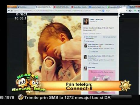 Connect-R, un tătic fericit: ”Am plâns ca un prost când am aflat că am o fetiță!”