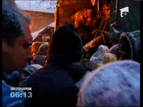 Sute de mii de oameni sunt izolaţi în județul Buzău