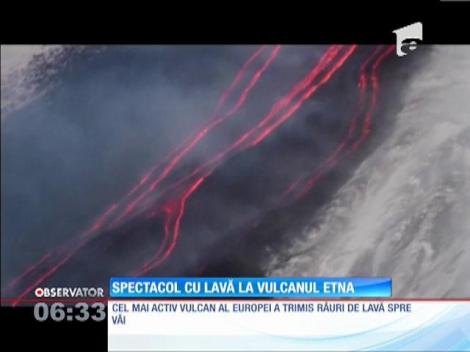 Vulcanul Etna a erupt din nou