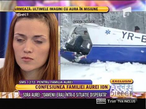 Sora Aurei Ion: "Lipsa de comunicare a dus la moartea Aurei"