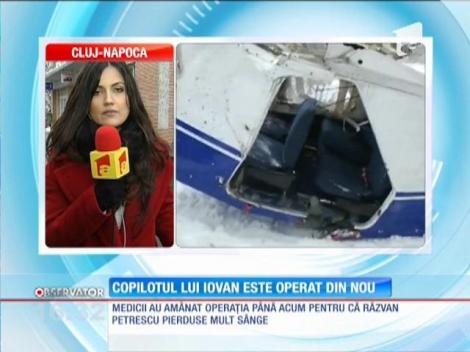 Copilotul lui Iovan este operat din nou