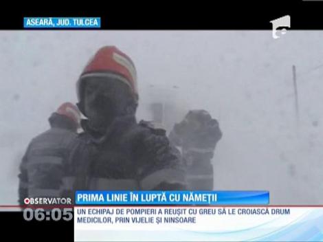 Sudul-estul României, îngropat în zăpadă!