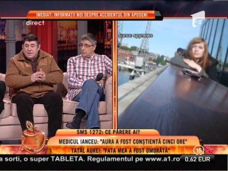 Tatăl Aurei Ion: "Fata mea a fost omorâtă"