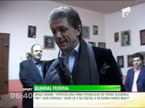 Scandal federal între Gică Popescu şi Vasile Avram