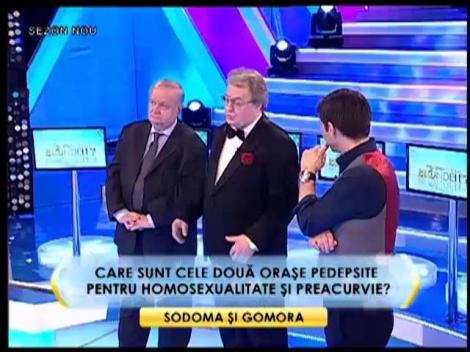 Runda 2: Care sunt cele două oraşe pedepsite pentru homosexualitate şi preacurvie?