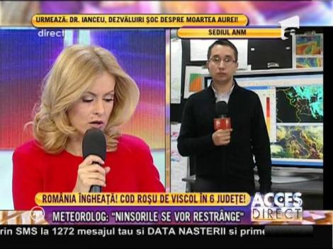 România înghețată! Cod Roșu de ninsori și viscol în 6 județe