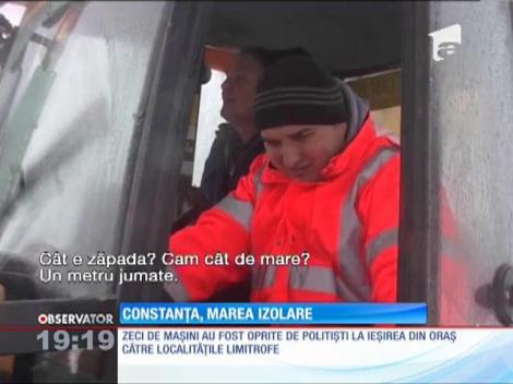 Constanţa, îngropată în nămeţi